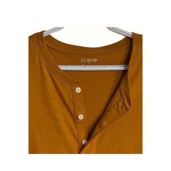 J CREW Henley Mens Top Shirt Sz: XXL/Cotton Long Sleeve-Outer Travel Layer Tee - Picture 5 of 8